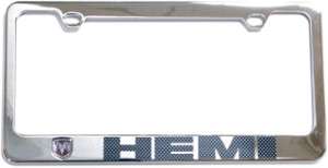 Dodge Ram Challenger Charger HEMI License Plate Frame  