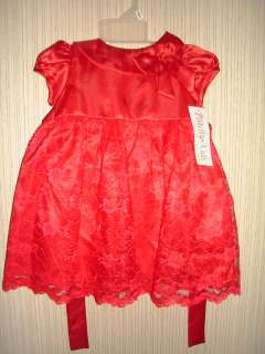 Peachy Kids 18M Girls Red Dress & Bloomers Brand New  