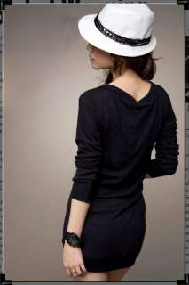 New Womens Fashion Sequins Slim Cardigan Sweater Long  