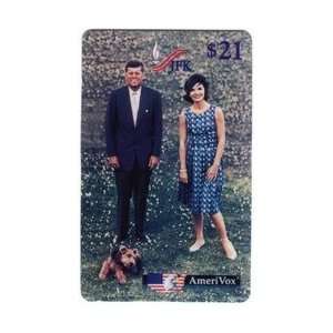  Kennedy Collectible Phone Card $21. John & Jackie Kennedy 