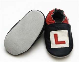 SOFT LEATHER BABY FIRST/Toddler SHOES L PLATE/LEARNER  
