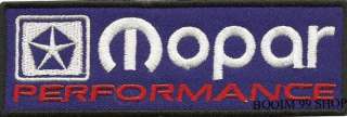 MOPAR Logo EMBROIDERED Iron Patch T Shirt Sew Cloth  