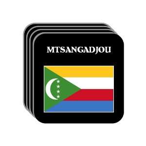  Comoros   MTSANGADJOU Set of 4 Mini Mousepad Coasters 