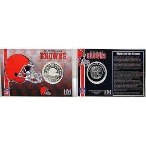  Cleveland Browns Team History Coin Card 