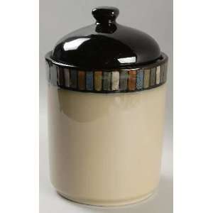  Sonoma Home Vallejo Blue Extra Large Canister, Fine China 