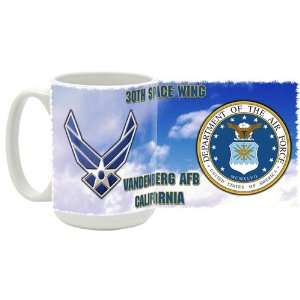  USAF Vandenberg AFB 30th Space Wing Coffee Mug Kitchen 