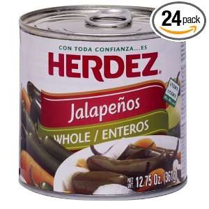 Herdez Whole Jalapenos, 12.75 Ounce Grocery & Gourmet Food