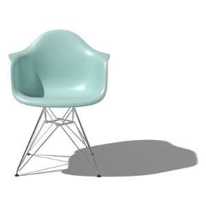  Herman Miller Eames DAR   Molded Plastic Armchair with 