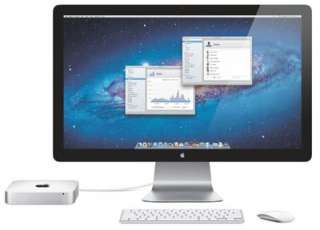 Just add your own display, keyboard, and mouse  such as the Apple 