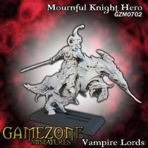   Gamezone Miniatures Vampires   Mournful Knight Hero (1) Toys & Games