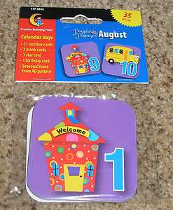 Teacher ResourceBack to School / Aug/Sept Calendar Number Cards 