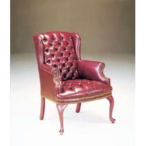   4074 Wing Back Traditional Guest Visitor Side Chair