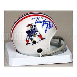  Mosi Tatupu Autographed Mini Helmet   TB   Autographed NFL 