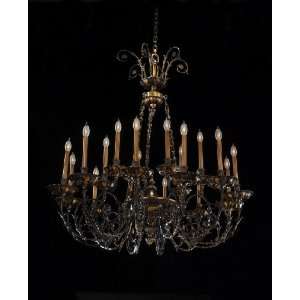    Chandelier   Dark Flemish Highlighted Finish