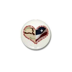  My heart is in Iraq and I wan Military Mini Button by 