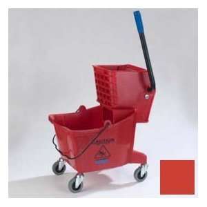  Mop Bucket/Wringer Combo 26 Qt   Red Health & Personal 