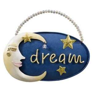 Dream Moon and Stars Wall Metal Art Mini Sign S664