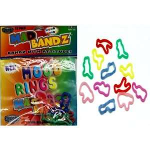  Mad Bands   Mad Zoo Mood Rings Case Pack 144 Toys & Games