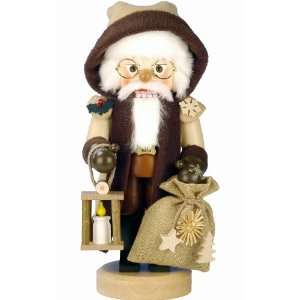  German Nutcracker   Santa Claus with Lantern and Sack 