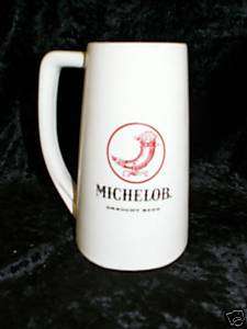 Budweiser Beer Stein Vintage Busch Michelob Pottery Mug  