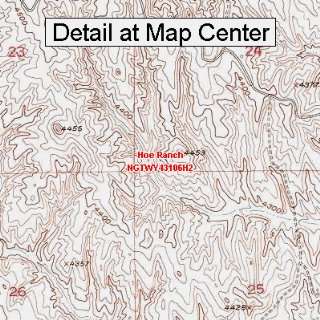   Map   Hoe Ranch, Wyoming (Folded/Waterproof)