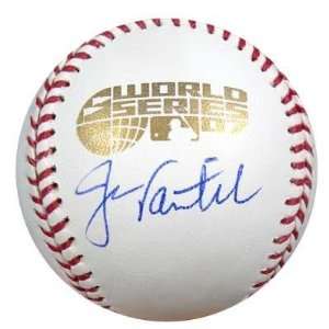  Jason Varitek Signed Baseball   2007 World Series PSA DNA 