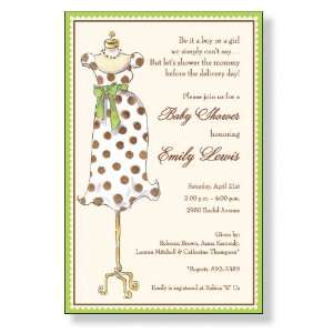  Mommy Mannequin Party Invitations