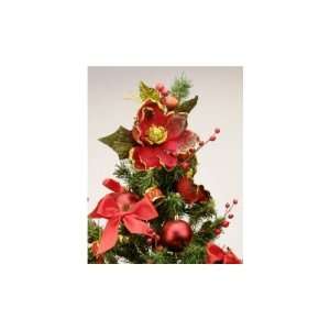  Simply Home 2 1/2 ft. Decorated Christmas Tree   Red 
