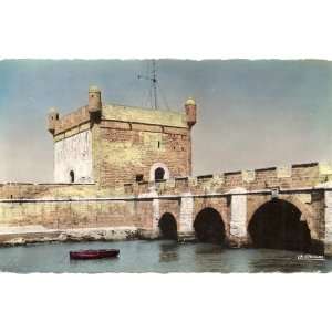   Postcard Fortress Walls   Mogador   Essaouira Moracco 