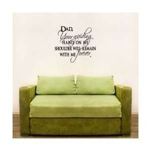   , Your Guiding Hand On My Shoulder Wall Art Decal