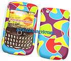 For BlackBerry Curve 3G 9330 Colorful Rubberized Hard Phone Protector 