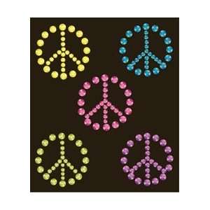  Jolees Bling Mobile Art Peace Signs; 3 Items/Order Arts 