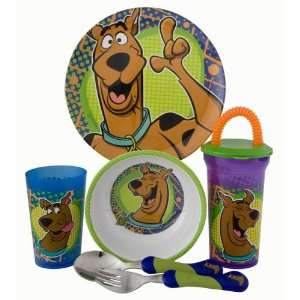 Zak Designs Scooby Doo Childrens 6 Piece Set  Kitchen 