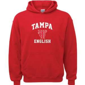  Tampa Spartans Red Youth English Arch Hooded Sweatshirt 