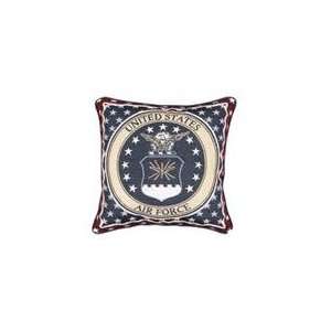  U.S. Air Force Insignia Theme Decorative Throw Pillow 17 x 