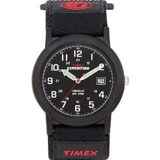 Timex Mens T40011 Expedition Camper Black Case Black Fastwrap Watch