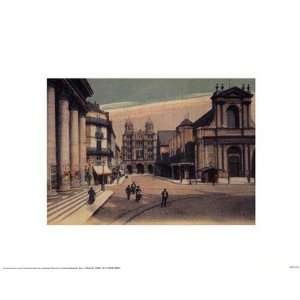 Dijon, La Place Saintetienne Poster Print 