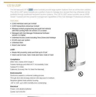 IEI LS2PC26DCR Door Lock HID Compatible Access  