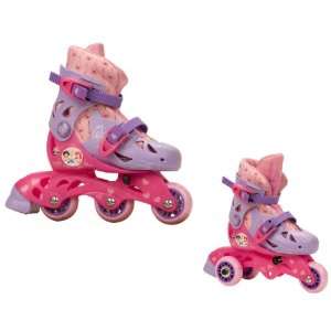 Pink Disney Princess Convertible Inline Roller Skates  