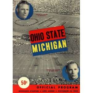  1949 Michigan Wolverines vs. Ohio State Buckeyes 36 x 48 