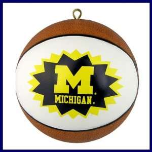 Michigan Basketball Ornament
