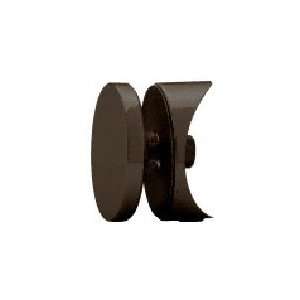   Rubbed Bronze Hydroslide 180 Degree Glass to Sliding Track Connector