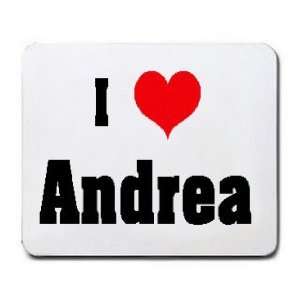  I Love/Heart Andrea Mousepad