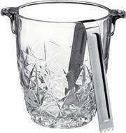 NEW 9p GLASS DECANTER SET Shot Glasses Ice Bucket vodka  
