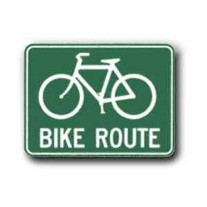  Metal traffic Sign 24X18 Bike Route