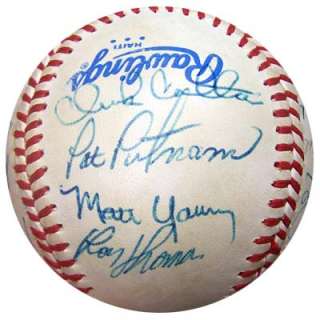 1983 Seattle Mariners Team Autographed AL Baseball Gaylord Perry PSA 