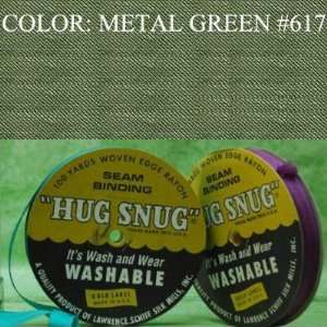   Binding Hug Snug Ribbon Color Metal Green #617 Arts, Crafts & Sewing