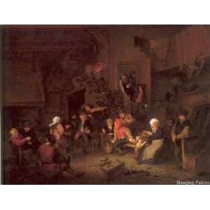  Villagers Merrymaking At An Inn