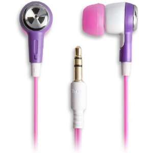  ifrogz EarPollution 3.5 mm Headphones (Pink, White) Cell 