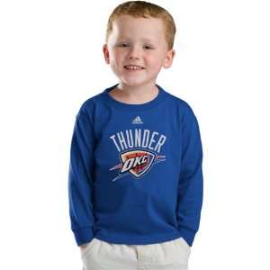 Oklahoma City Thunder adidas Kids (4 7) Primary Logo Long 